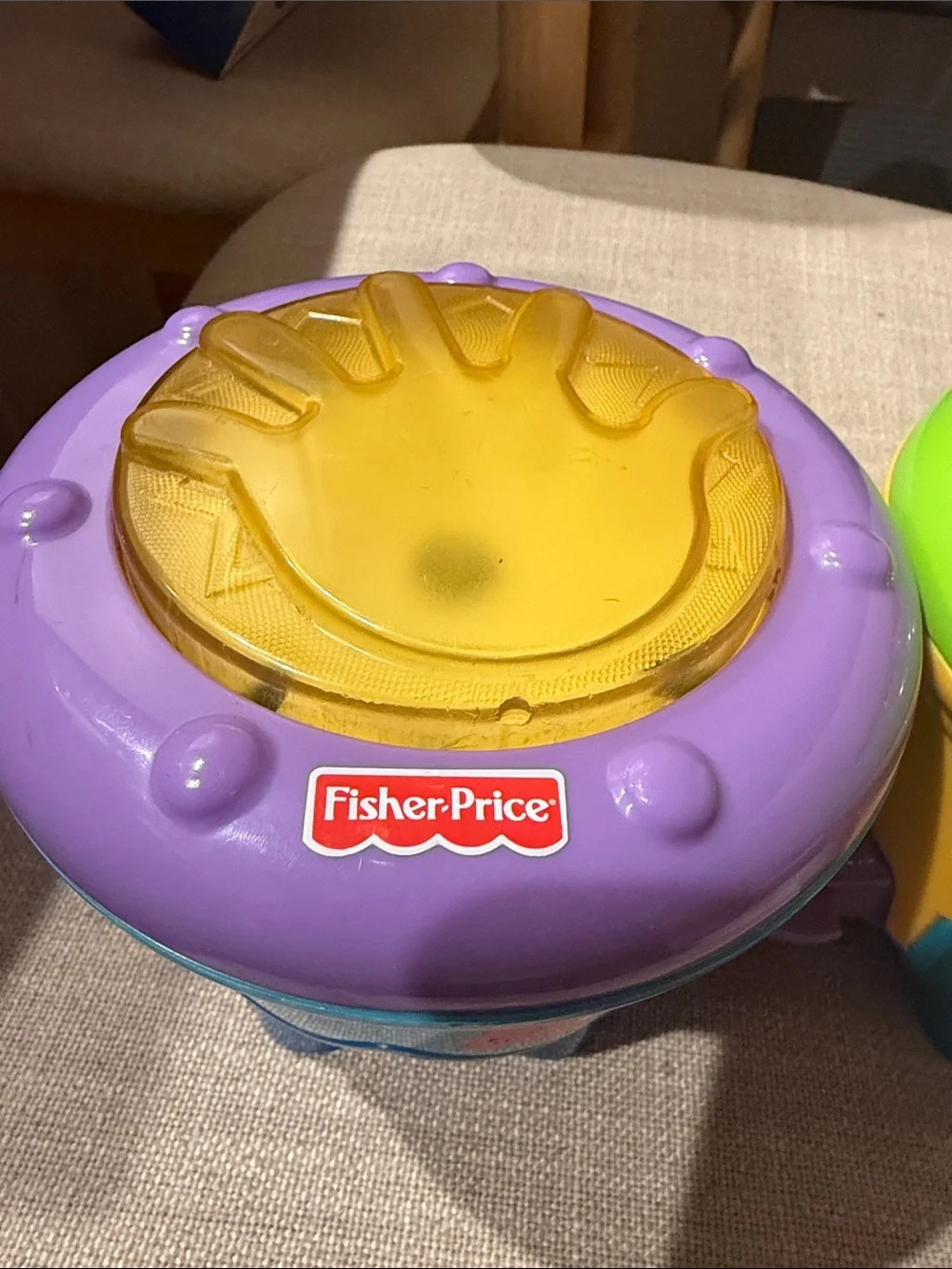 Fisher-Price Ocean Drum Set - Purple, Blue, Yellow, Green, Orange